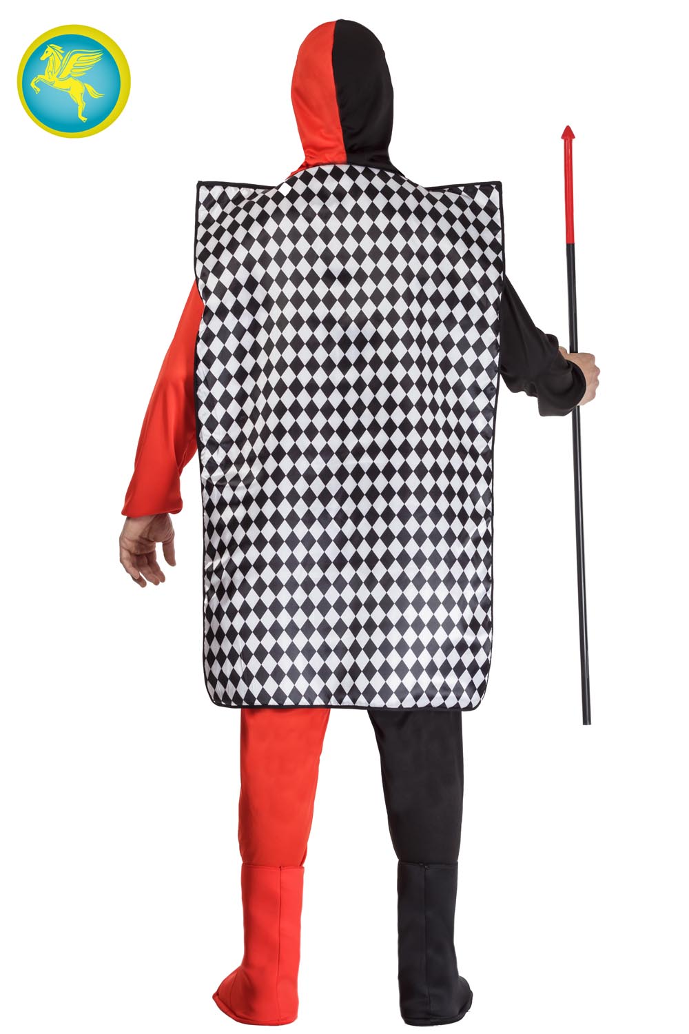 COSTUME CARTA DA GIOCO FIORI ADULTO